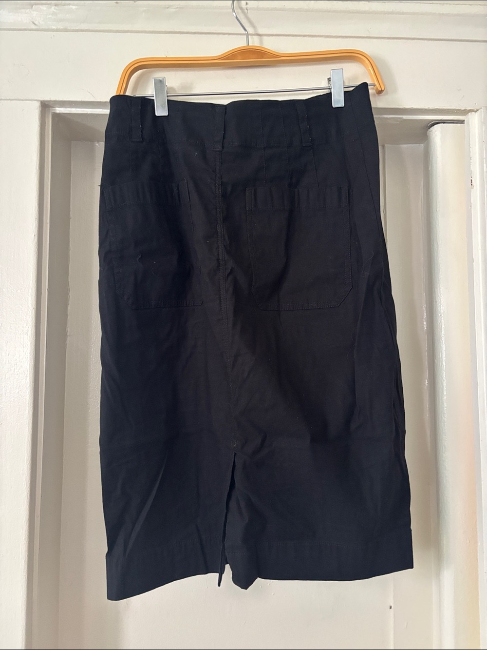Anthropologie Black Colette Pencil Skirt - Picture 2 of 3